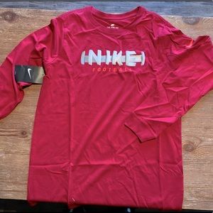 Long-sleeve Nike football shirt